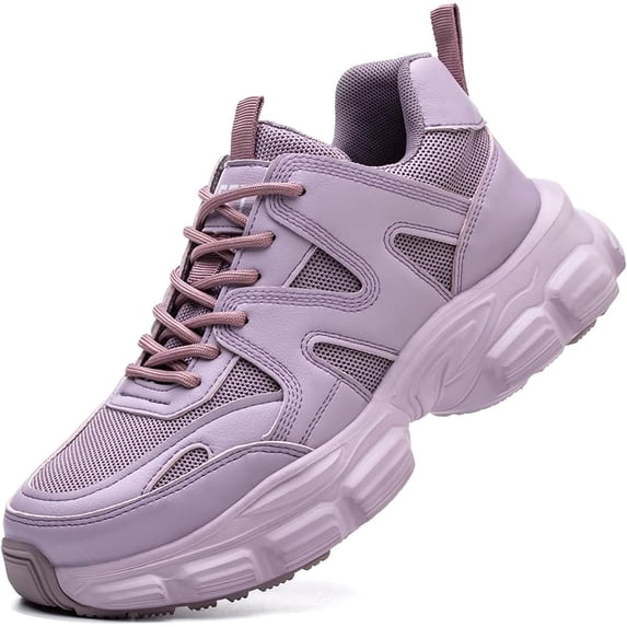 RURAN Steel Toe Shoes for Women Wide Non Slip Work Shoes Comfortable Safety Shoes for Women Lightweight Womens Steel Toe Shoes Puncture Proof Steel Toe Sneakers for Women