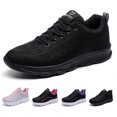 thumbnail image 1 of RURAN Women's Air Cushion Sneakers 2024 Comfortable Platform Diabetic Plantar Fasciitis Slip on Walking Orthopedic Shoes, 1 of 10