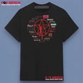 thumbnail image 1 of RUSH Band Logo Graphic Unisex T-Shirt, Gift For Fan ,Black Color,Size 2XL, 1 of 5