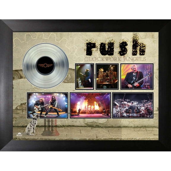 RUSH Clockwork Angles Collage with Platinum LP