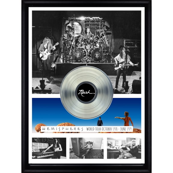 RUSH Hemispheres World Tour 1978 with Platinum LP