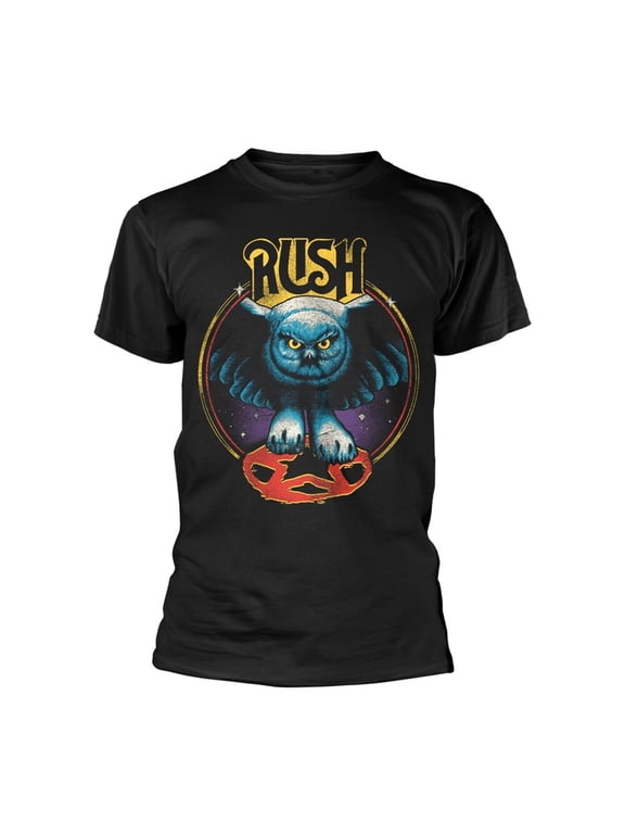 RUSH - OWL STAR BLACK T-Shirt X-Large
