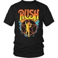 thumbnail image 1 of RUSH Ombre Starman Shirt for Men (XXL) Black, 1 of 2