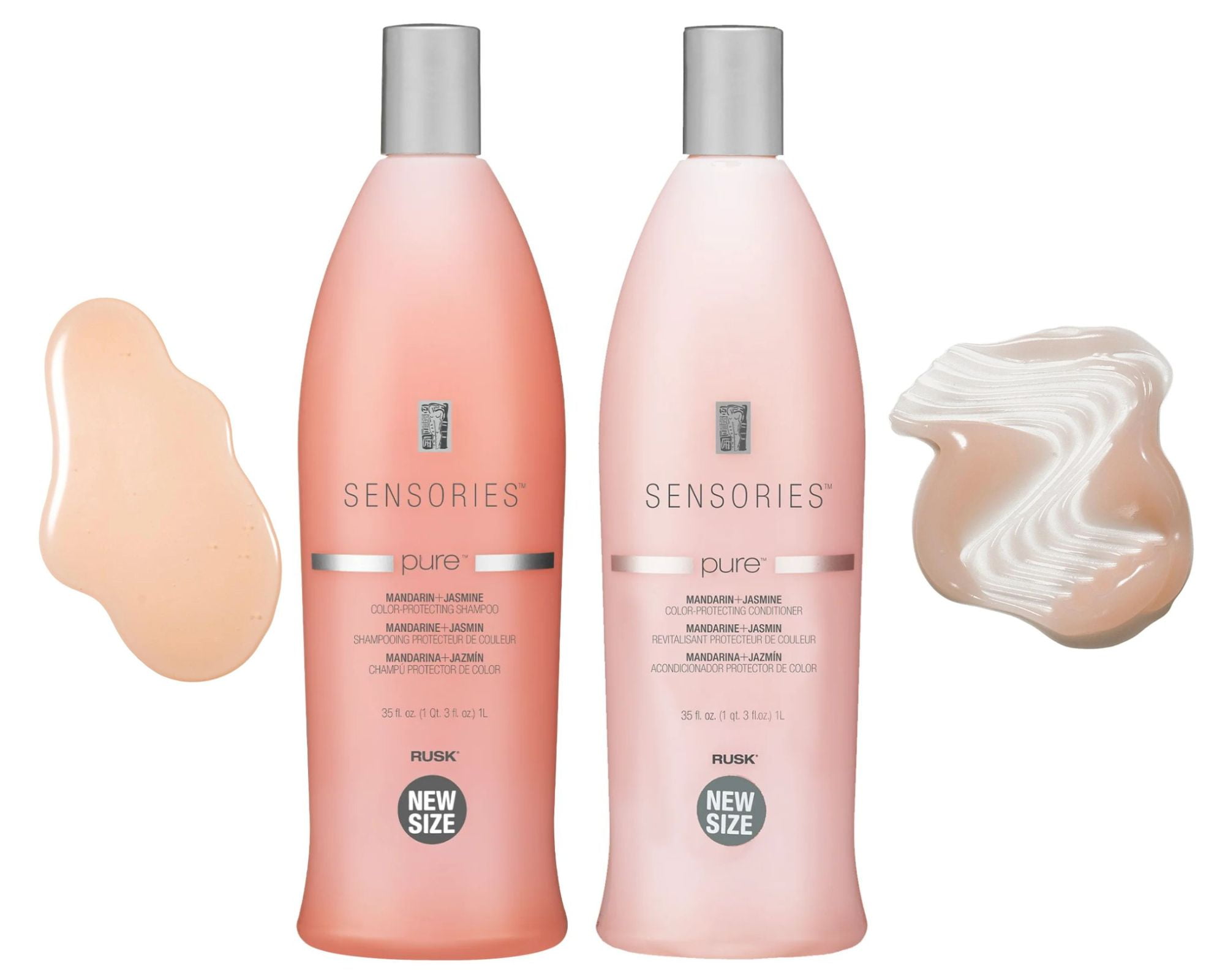 Rusk Sensories Pure Conditioner and Shampoo Combo, Mandarin Jasmine ...