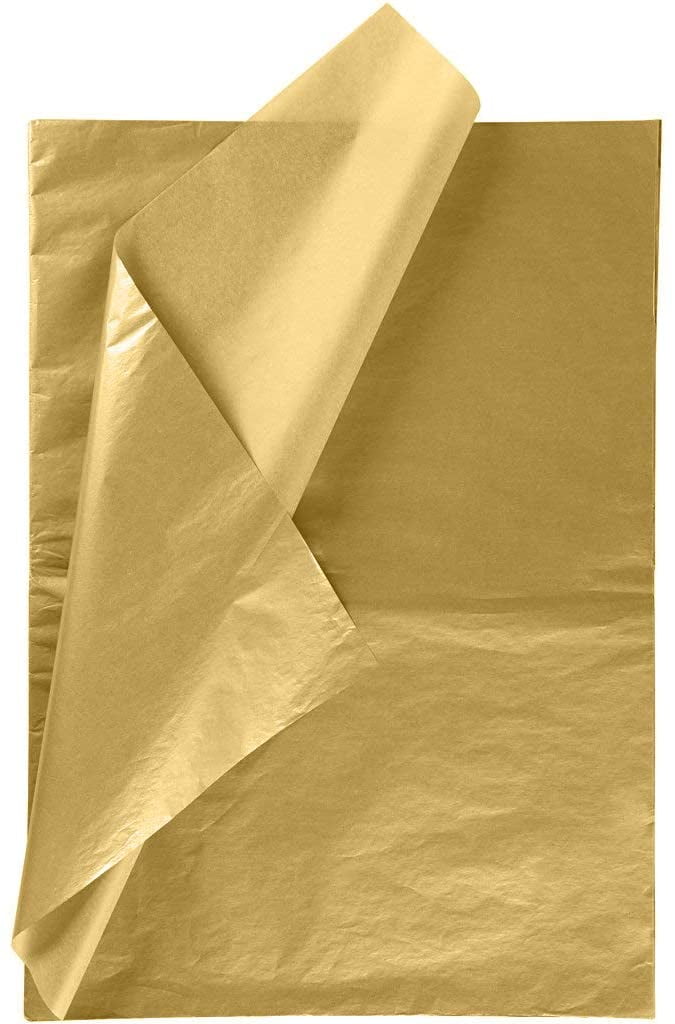 50 Sheets White with Metallic Gold Thank You Tissue Paper Bulk,20 x  14,Thank You Tissue Paper for Packaging,Gift Bags,Metallic Gold Tissue for  Graduation,Birthday,Thanksgiving 