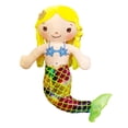 thumbnail image 1 of RUSR Plush Cartoon Mermaid Comfort Doll Mini Cute Pillow Baby Stuffed Toys Room Decor Yellow, 1 of 9