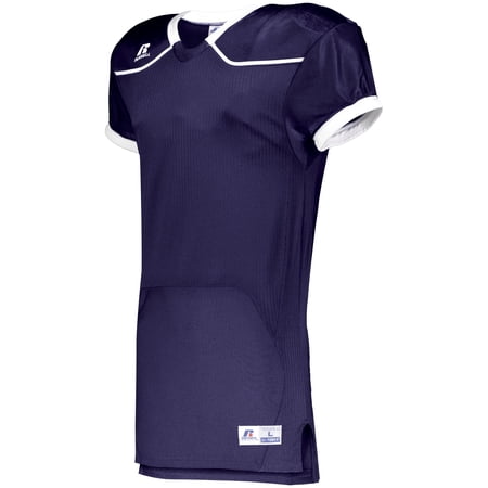 RUSSELL COLOR BLOCK GAME JERSEY (HOME), 3XL, PURPLE/WHITE