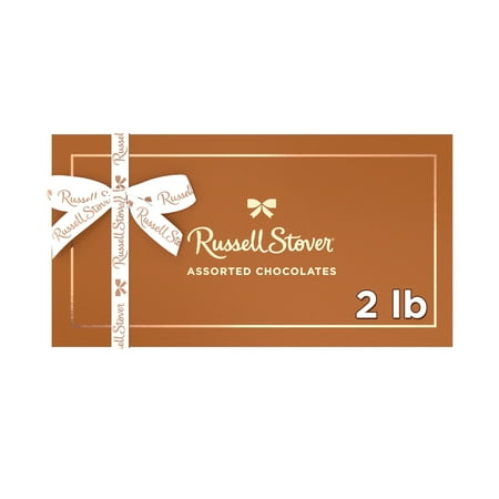 RUSSELL STOVER Assorted Milk & Dark Chocolate Gift Box, 32 oz. (˜ 56 pieces)