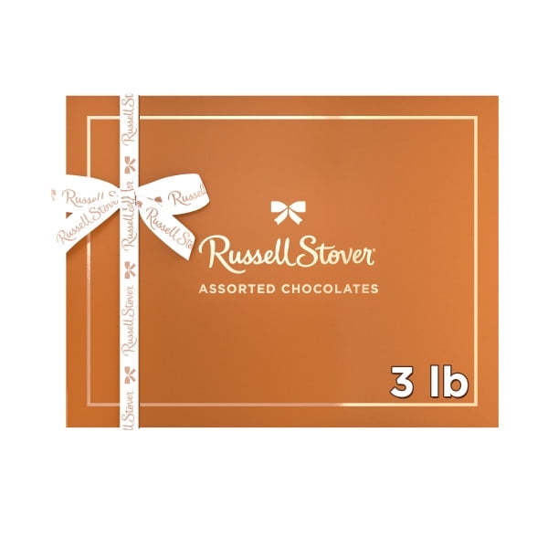 RUSSELL STOVER Assorted Milk & Dark Chocolate Gift Box, 48 oz. (84 pieces)