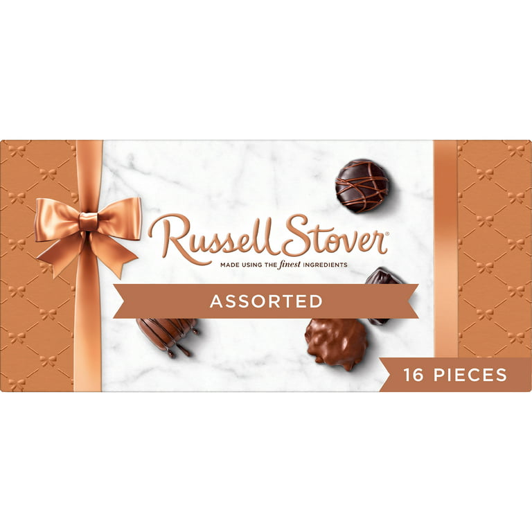 RUSSELL STOVER Assorted Milk & Dark Chocolate Gift Box 9.4 oz. (≈ 17  pieces) 