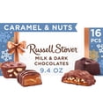 RUSSELL STOVER XMAS Candy: Caramels & Nuts in Milk & Dark Chocolate ...