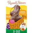 thumbnail image 1 of RUSSELL STOVER Easter Caramel Milk Chocolate Easter Bunny, 3 oz., 1 of 9