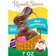 thumbnail image 1 of RUSSELL STOVER Easter Solid Milk Chocolate Easter Bunny, 7 oz., 1 of 8