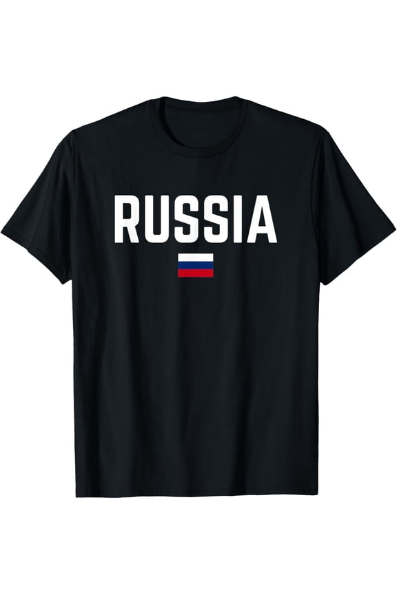 RUSSIA Flag Vintage Russian Flag RUSSIA T-Shirt