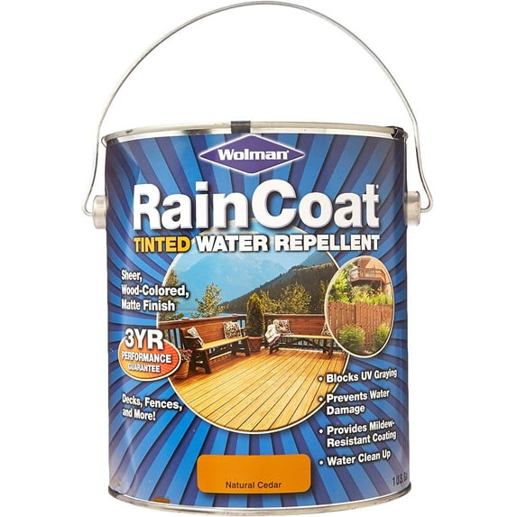 Rust-Oleum Cedar Wood Preservative 12356 - Semi-Transparent Exterior Stain - 1 Gal, Brown