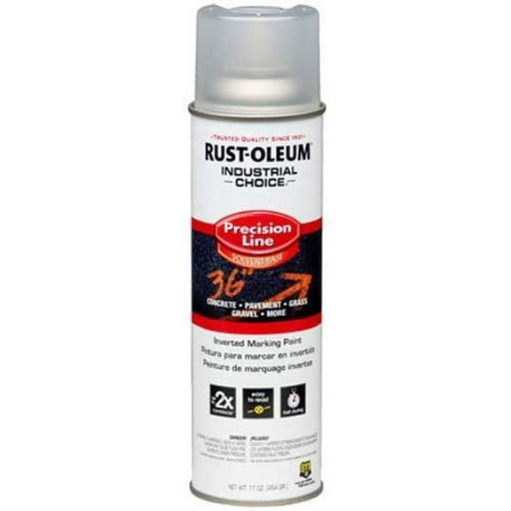 RUST-OLEUM 1601838 17 oz Clear Inverted Marking Paint