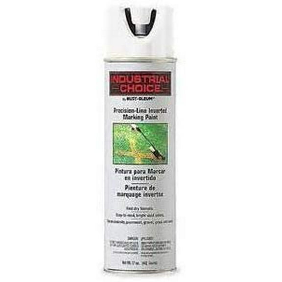Rust-Oleum Industrial Choice Spray Paint - Fast Dry, Bright White - 17-Ounce