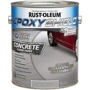 RUST-OLEUM 225359 Epoxy Shield Gray Base Single Part 1-Gallon Armor Concrete Floor Paint, 1 gal,