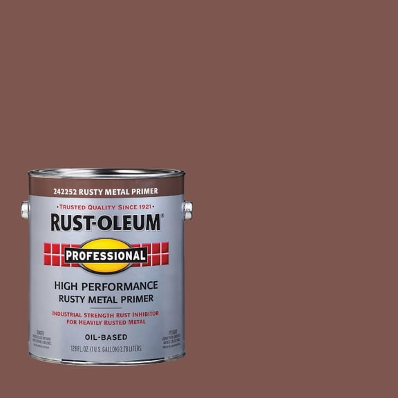 Rust-Oleum Rusty Metal Primer 242252 - All Surface, Red - Gallon