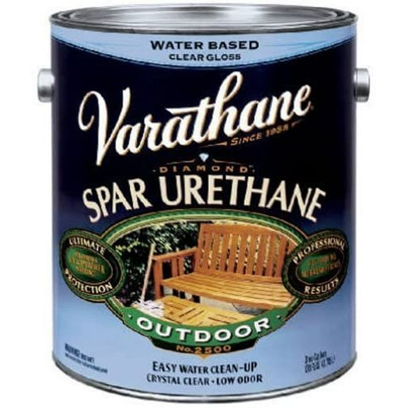 RUST-OLEUM 250231 Varathane Gallon Outdoor Crystal Clear Satin Finish by Rust-Oleum