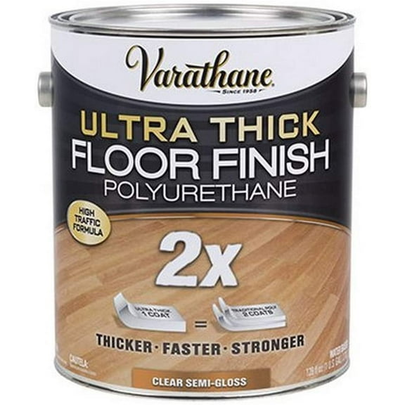Rust-Oleum Varathane Semi-Gloss Water-Based Polyurethane Finish - 1-Gallon
