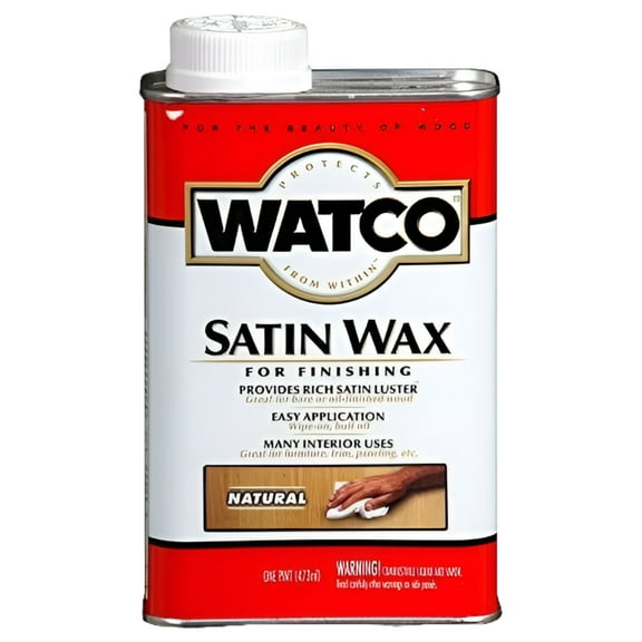 RUST-OLEUM 67041 Watco Quart Natural Satin Finishing Wax by Rust-Oleum