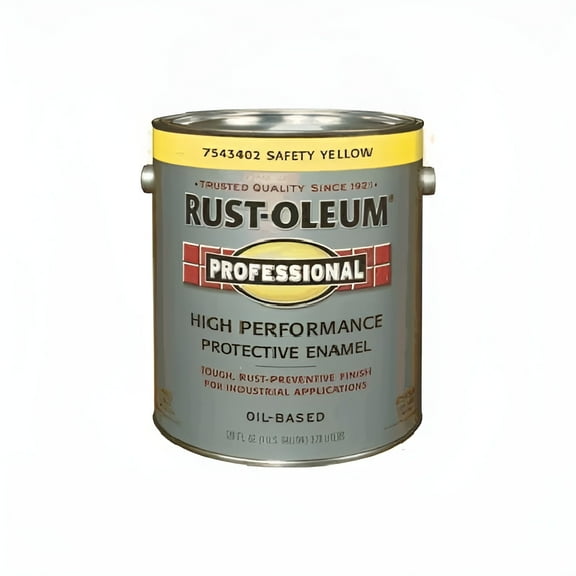 RUST-OLEUM 7543402 Safety YEL Enamel Gal