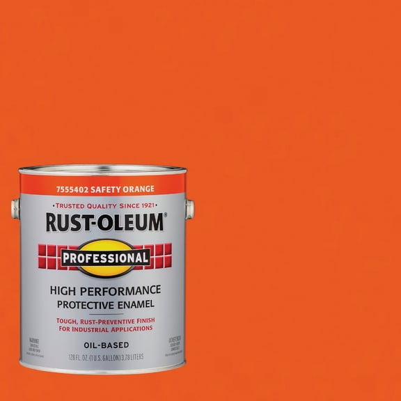 RUST-OLEUM 7555402 Safety Stop Rust Gloss Protective Enamel