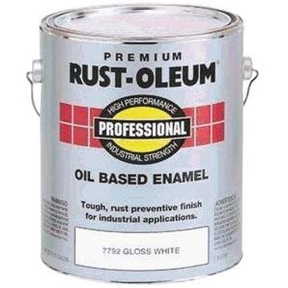 Rust-Oleum Professional Enamel Paint - Safety Yellow - 1 Gal Liquid — Interior & Exterior Use, Professional Finish