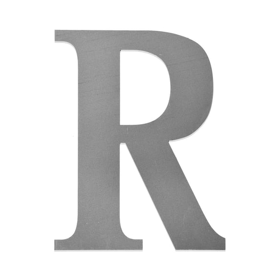 RUSTED ORANGE CRAFTWORKS 9" Classic Metal Letter (R) Metal Alpha Letter decorative metal letters for wall | rustic letters for wall decor, large metal letters wall decor metal gallery wall initial
