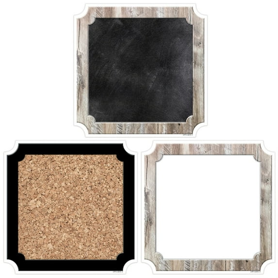 RUSTIC WOOD CARDSÊ 6" DESIGNER