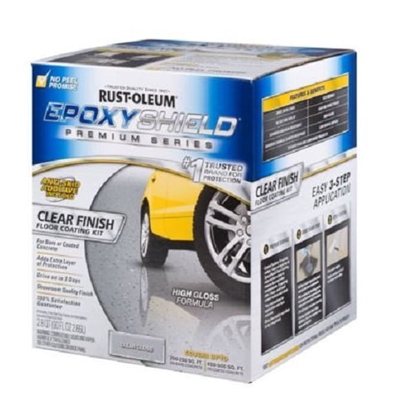 Rust-Oleum Contact Cement EPOXYSHIELD - Water-Resistant, High Gloss - 1 Gal, Clear