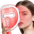 thumbnail image 1 of RUTAWZ LED Face Mask, 7 Color Red Light Therapy Mask for Sensitive Skin, Cordless LED Light Therapy Face Mask, 1 of 11