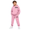thumbnail image 1 of RUTAYY Boys 2 Piece Clothing Set City Graphic for Kids Cozy Hooded Tracksuit Long Sleeve Casual Everyday Wear, Pink, 1 of 6