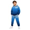thumbnail image 1 of RUTAYY Boys 2 Piece Clothing Set Letter Graphic Long Sleeve Pullover Hoodie Elastic Waist Sweatpants Street Wear, Blue, 1 of 6
