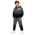 thumbnail image 1 of RUTAYY Boys 2 Piece Clothing Set Letter Graphic Long Sleeve Pullover Hoodie Elastic Waist Sweatpants Street Wear, Dark Gray, 1 of 6