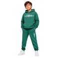 thumbnail image 1 of RUTAYY Boys 2 Piece Clothing Set Letter Graphic Long Sleeve Pullover Hoodie Elastic Waist Sweatpants Street Wear, Dark Green, 1 of 6