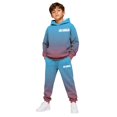 thumbnail image 1 of RUTAYY Boys 2 Piece Clothing Set Letter Graphic Long Sleeve Pullover Hoodie Elastic Waist Sweatpants Street Wear, Sky Blue, 1 of 6