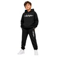 thumbnail image 1 of RUTAYY Boys 2 Piece Set City Graphic Long Sleeve Pullover Hoodie Jogger Pants Cozy Hooded Tracksuit Casual Everyday Wear, Black, 1 of 6