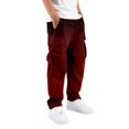 thumbnail image 1 of RUTAYY Boys Cargo Pants Gradient Straight Leg Casual Trousers with Front Pockets Outdoor Activity, Black, 1 of 7