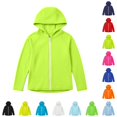 thumbnail image 1 of RUTAYY Boys Hoodie Casual Full Zip Long Sleeve Solid Color Jacket Outdoor Daily Wear Green, 1 of 6