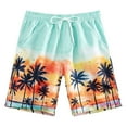 thumbnail image 1 of RUTAYY Boys Swim Shorts Summer Trunks Compression Liner Shorts Quick Dry Bathing Suit Water Sport Swimsuit Blue, 1 of 6