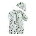 thumbnail image 1 of RUTAYY Boys Swimsuits Short Sleeve One-Piece Hot Spring Sun Protection Leisure Sun Protection Swimwear, Light Gray, 2-3 Years, 1 of 3