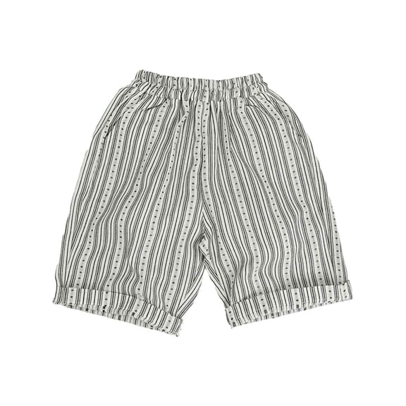 RUTAYY Boys Trousers Elastico Summer Leisure Sports Shorts Casual Comfort, White, 2-3 Years