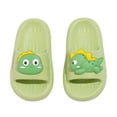 thumbnail image 1 of RUTAYY Child Boys Slippers Home Indoor Anti-Slip Colorful Dinosaur Print Flip-Flops Lightweight And Comfortable Slippers, Green, 13-14 Years, 1 of 9