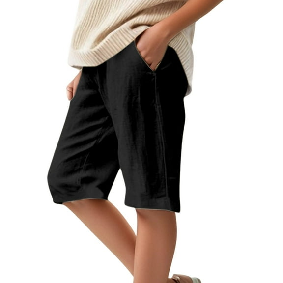 RUTAYY Child Child Girls Boys Pants Fashion Loose Cotton And Linen Casual Belt Straight Leg Pants Classic Style, Black, 13-14 Years