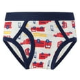 thumbnail image 1 of RUTAYY Children Boy'S Underwear Cotton Cartoon Briefs Fun & Vibrant Designs, Red, 1 of 3