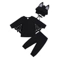 thumbnail image 1 of RUTAYY Children Boys Clothing Sets Halloween Long Sleeve Bat Wing 3-Pack Fall Winter Party Dress Up Play Trendy Versatile Outfit Sets, 1 of 9
