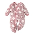 thumbnail image 1 of RUTAYY Children Boys Girls Jumpsuits Cute Cartoon Star Long Sleeve Fall Winter Soft Comfortable Holiday Vibrant Romper, 1 of 4