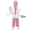thumbnail image 1 of RUTAYY Children Boys Outfit Sets Long Sleeve White Lab Coat with Pocket Doctors Play Dress Relaxed Holiday Sets, 1 of 2
